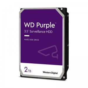Disco Rígido 3.5" Western Digital Purple 2TB 5400RPM 256MB SATA III